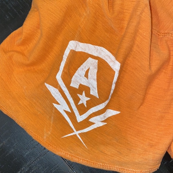 Affliction Buckle Live Fast Orange Short Sleeve Mens T-shirt XL - Picture 5 of 10